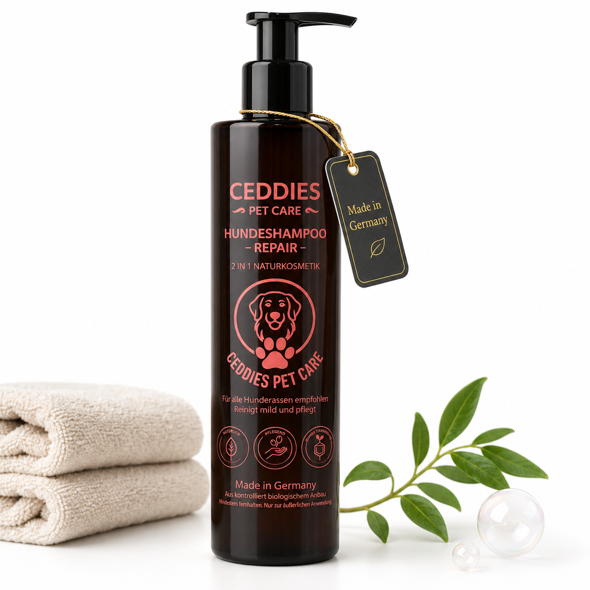 Ceddies Pet Care Hundeshampoo Repair – Sanfte Pflege für empfindliche Haut & glänzendes Fell